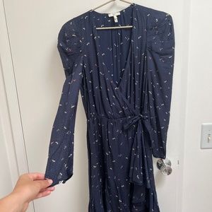 Joie Long Navy Dress - Formal Cocktail - Size Small